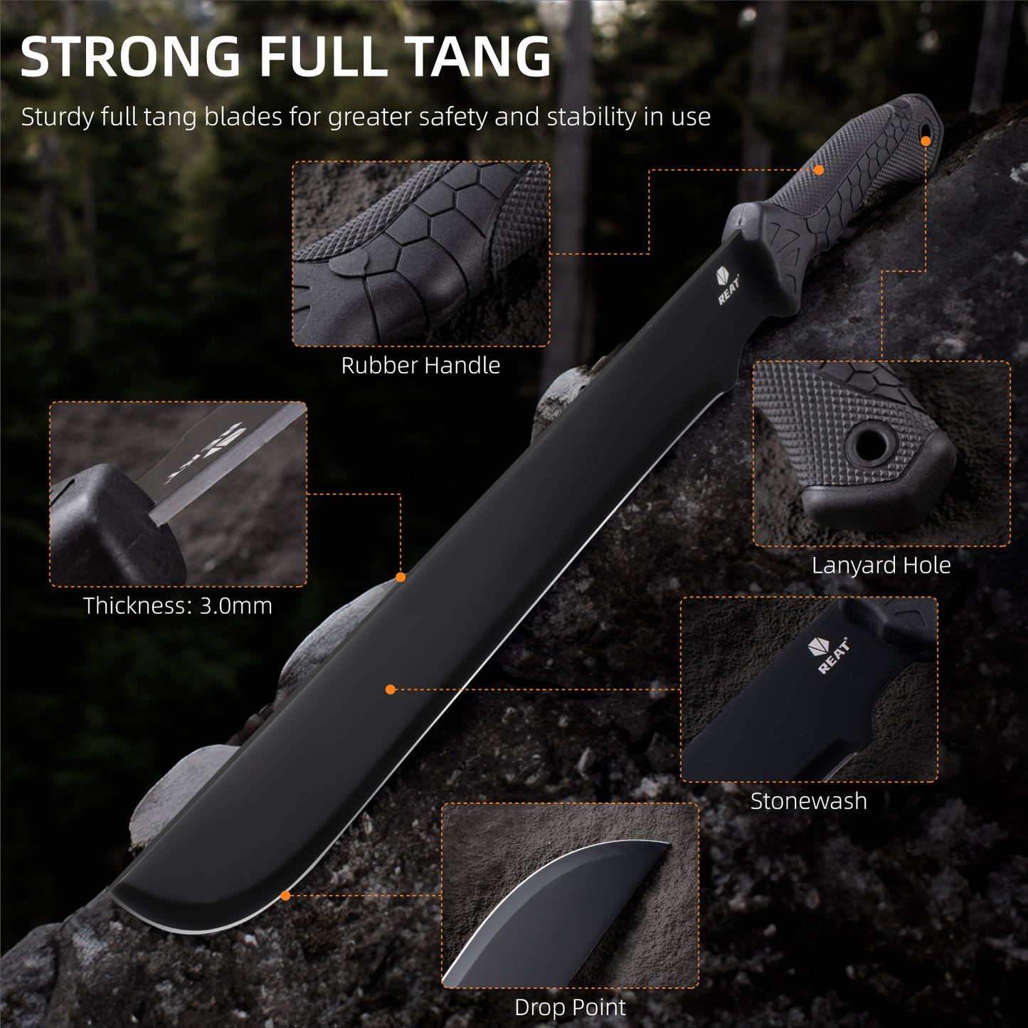 Machete RT-512BK