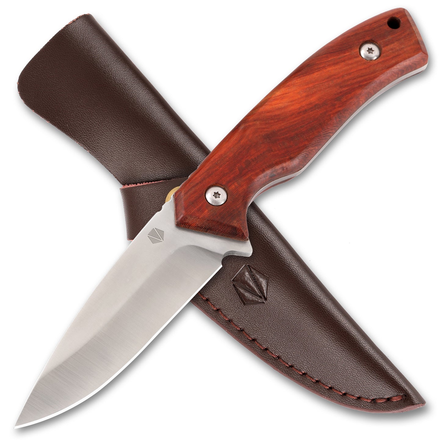 Fixed Blade Knife with Leather Sheath RT-526