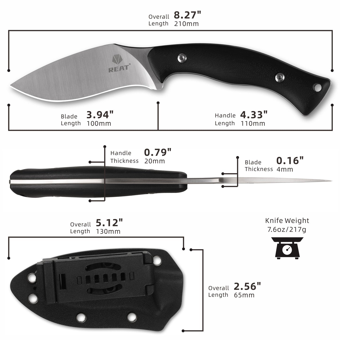 Fixed Blade Knife RT-500