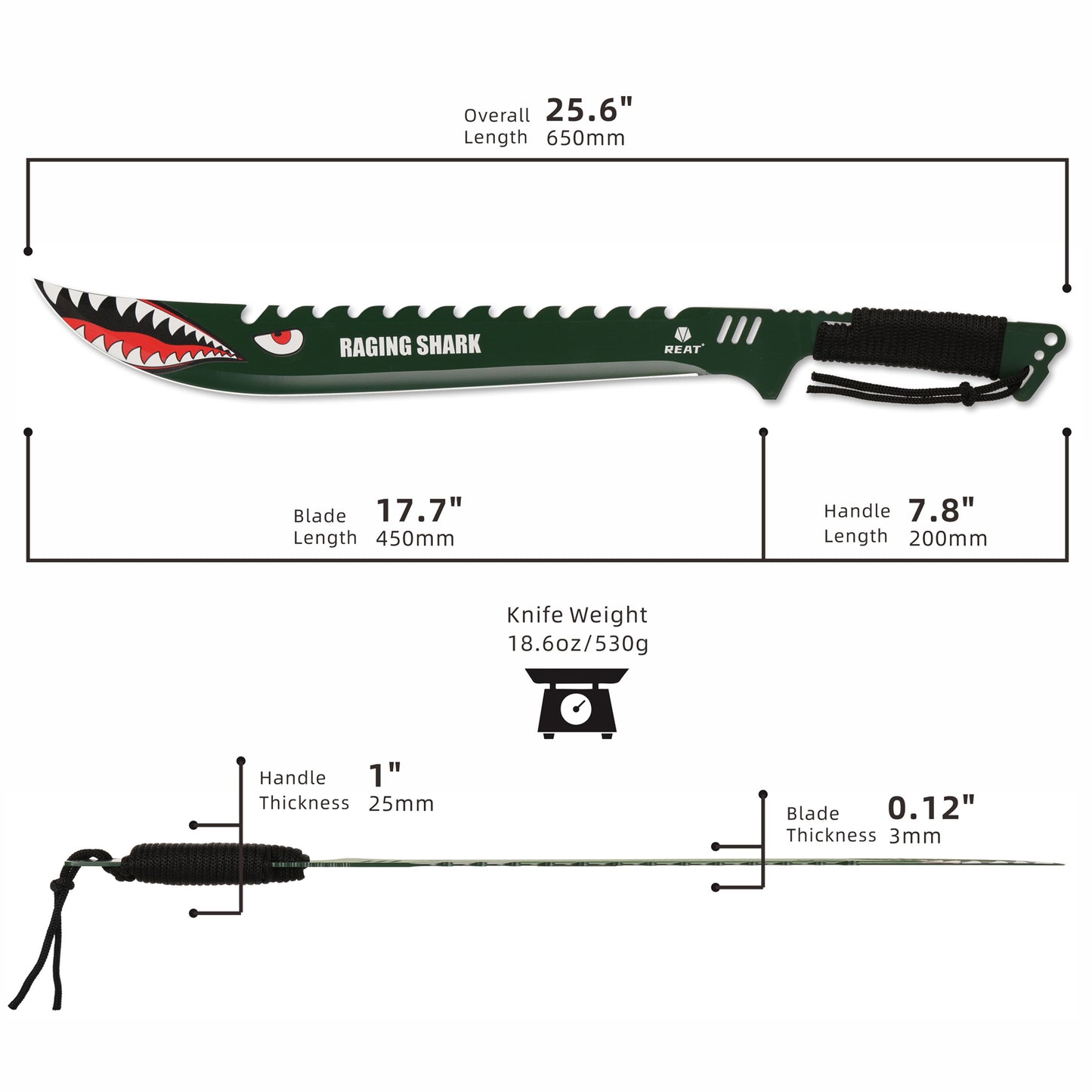 Raging Shark Machete
