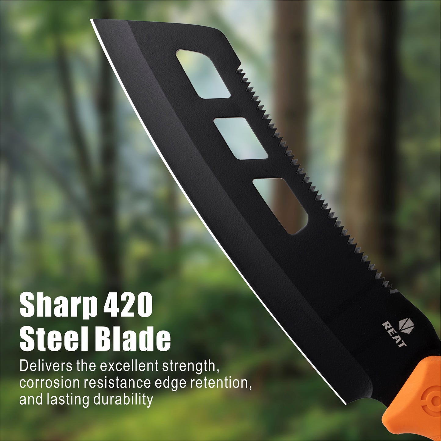 Machete with Saw