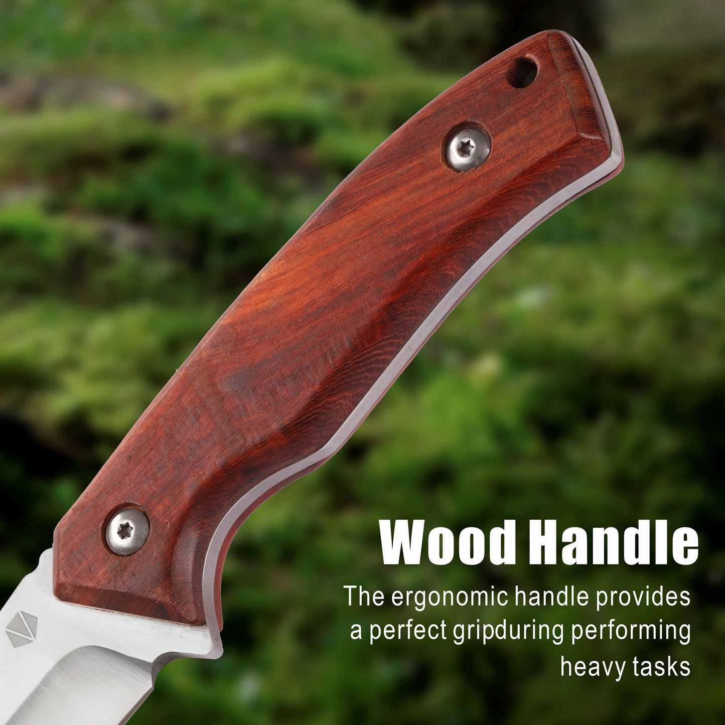 Fixed Blade Knife with Leather Sheath RT-526