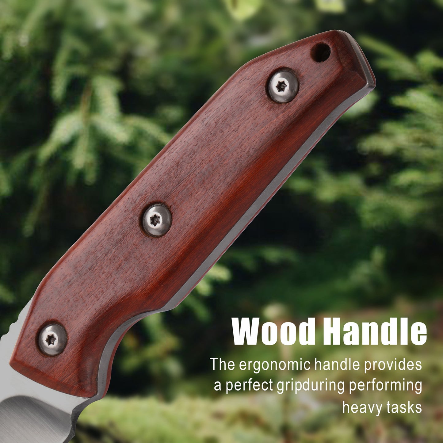 Fixed Blade Knife with Leather Sheath RT-527